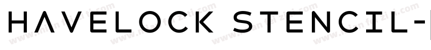 Havelock Stencil字体转换
